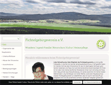 Tablet Screenshot of fichtelgebirgsverein.de